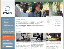 Tablet Screenshot of onesky.ca